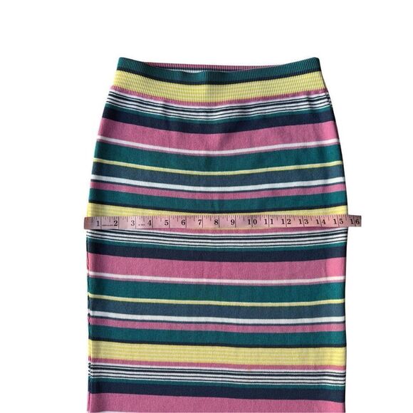Anthropologie Maeve Iana Striped Multicolored Striped Knit Skirt - Picture 7 of 11